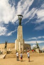 Editorial, Liberty or Freedom Statue in Budapest, Hungary Royalty Free Stock Photo